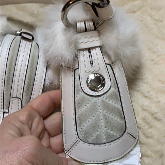 RARE Vintage Coach Rabbit Hair puffer bag - Picture 7 of 8